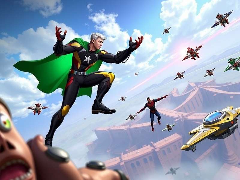 Avengers Sky Striker gameplay screenshot